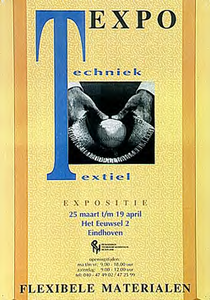 31300 Expositie textielkunst in de Pedagogisch Technische Hogeschool Nederland, 25-03-1995 - 19-04-1995
