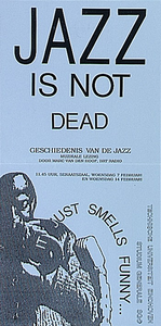 31327 Muzikale lezing over de geschiedenis van Jazz bij Studium Generale aan de TU Eindhoven, 07-02-1993 - 14-02-1993