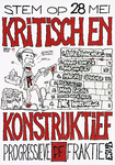 31335 Affiche Progressieve Fraktie voor de studentenverkiezingen TU Eindhoven, 28-05-1991