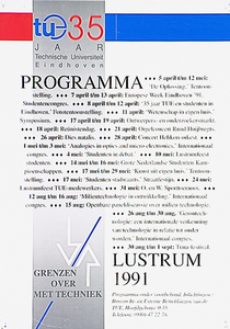 31372 Programma 35 jaar TU Eindhoven, 05-04-1991 - 12-05-1991