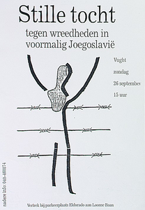 31427 Stille tocht naar Vught als protest tegen de oorlog in Yoego-Slavie, 26-09-1993