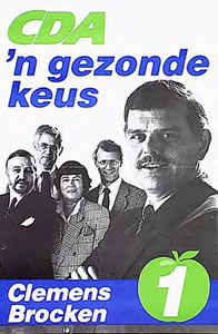 31446 Affiche van de CDA voor de gemeenteraadsverkiezingen van 1990, 1990