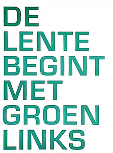 31454 Affiche van Groen Links voor de gemeenteraadsverkiezingen 1990, 1990