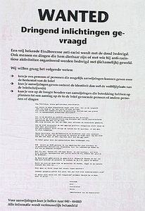 31465 Poltieke bedreiging aan adres van lijsttrekker van SAP, 1994