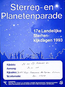 31491 17e Landelijke Sterrenkijkdagen bij de Dr. A. F. Philips Sterrenwacht, 26-02-1993 - 27-02-1993