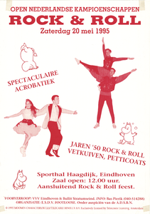 31492 Rock & roll kampioenschappen in sporhal Haagdijk, 20-05-1995