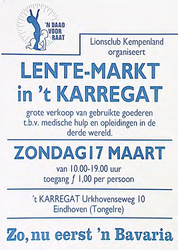 31529 Lionsclub Kempenland organiseert de lentemarkt in 't Karregat, 17-03-1991