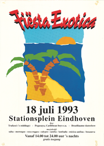 31543 Straatfestival met een exotisch tintje op het Stationsplein, 18-07-1993
