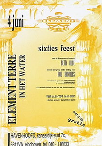 31549 Sixties feest georganiseerd door Element Terre op het Havenhoofd, 04-06-1994