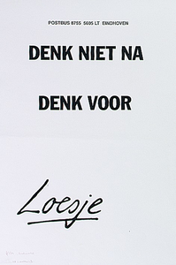31664 Poster van aktiegroep Loesje, 1995