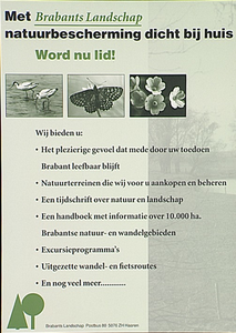 31690 Aktie van Brabants Landschap om donateurs te werven, 1995