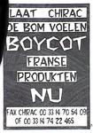 31709 Boycot franse producten met het oog op franse kernwapenprogramma, 1995