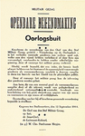 31733 Verordening van het Militair Gezag angaande oorlogsbuit, 12-09-1944