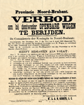 31757 Provinciaal Rijverbod bij dooiweer door de Commissaris der Koningin, 30-12-1899