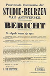 31771 Bekendmaking van openstaande studie-beurzen door de Provinciale Commissie der Studie-Beurzen van Antwerpen, 01-05-1903