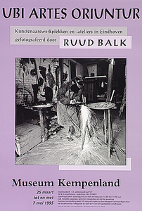 31787 Fototentoonstelling van Ruud Balk over de ateliers van kunstenaars in Eindhoven in Museum Kempenland, 25-03-1995 ...