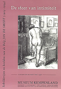 31827 Tentoonstelling van het werk van Jan de Smedt in museum Kempenland, 10-03-1990 - 06-05-1990