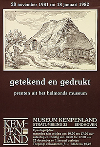 31862 Tentoonstelling van prenten uit het Helmonds Museum in museum Kempenland, 1982