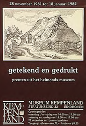 31862 Tentoonstelling van prenten uit het Helmonds Museum in museum Kempenland, 1982