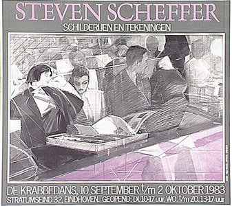 31880 Beeldende kunst Steven Scheffer in de Krabbedans, 1983