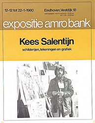 31899 Expositie van Kees Salentijn in de anrobank, 1980