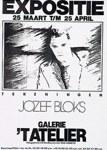 31912 Expositie Jozef Bloks in galerie 't Atelier, 1985
