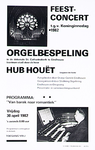 31918 Orgelbespeling door Hub Houet op koninginnedag, 1982