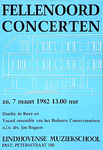 31933 Fellenoord concerten Trefwoorden: orgels, vocale muziek, 1982