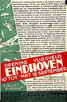 31972 Aankondiging van de opening van de Gemeentelijke Luchthaven en van de aanvang van de Vliegweek Eindhoven, 1932