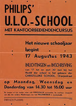 31982 Philips' ULO - Schooljaar 1943 Trefwoorden: voortgezetonderwijs, Philips,, 1943