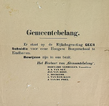 32035 Pamflet raadsverkiezingen H.B.S.- strijd, 1908