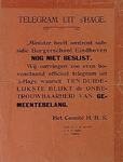 32039 Pamflet Gemeenteraadsverkiezingen HBS-partij, 1908
