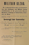 32081 Nadere bepaling van een militaire verordening, 1915