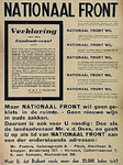 32086 Eindhovens pamflet Nationaal Front, 1940