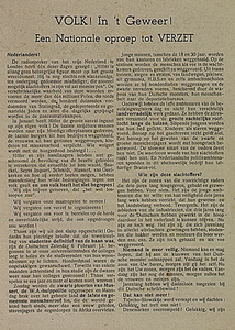 32099 Illegaal pamflet, 1943