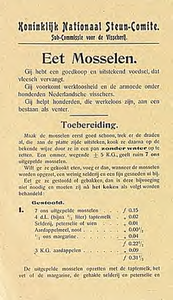 32107 Propaganda voor het eten van mosselen, 1916