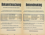 32181 Bekenmaking van het doodvonnis van de stakers Trefwoorden: Bezetting, 03-05-0943 - 1943