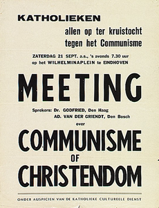 32184 Protestmeeting tegen de communistische dreiging, 1955