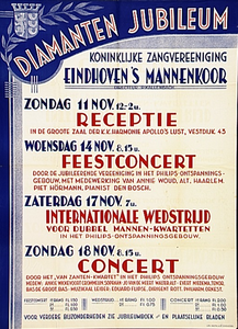 32196 Feestconcert bij gelegenheid van het jubileum Eindhovens Mannenkoor, 1934