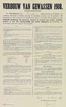 32199 Maatregel in het kader van deLandbouwcrisis WO 1914 - 1918, 1918