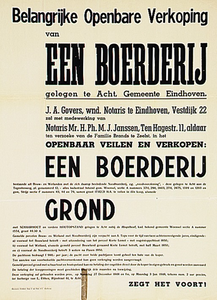 32208 Notariele verkoping Boerderij en, 1948 - 1949