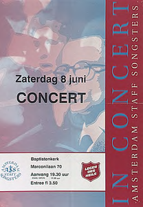 32299 Aankondiging Concert Leger des Heils, 1996