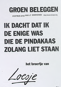 32336 Poster van aktiegroep Loesje, 1996