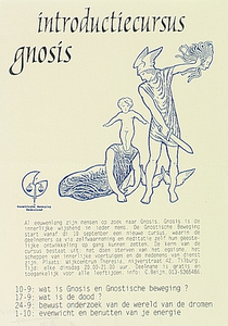 32358 Bekendmaking introductiecursus gnosis Trefwoorden: levensbeschouwing, , new-age, 1996