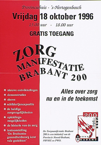 32382 Zorgmanifestatie in kader van Brabant 200, 1996