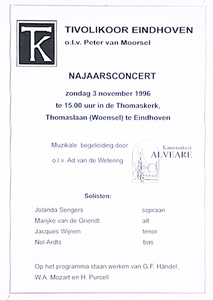 32402 Najaarsconcert Tivolikoor, 1996