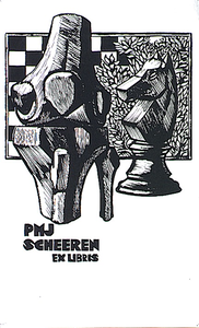 32446 Tentoonstelling Lou Strik Trefwoorden: grafiek, schaken, bouwkunde, 1996