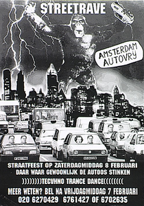 32526 Nationale straatfeest Amsterdam Trefwoorden: auto's, milieu, 1997