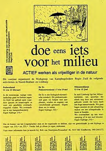 32528 Werving milieu vrijwilligers, 1997