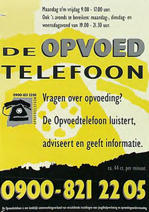 32593 Opvoedtelefoon Trefwoorden: telefoon, opvoeding,, 1997